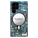 Samsung Galaxy S23 Ultra Uyumlu Kılıf M-safe Şarj Özellikli YoungKit Technology Serisi Kapak