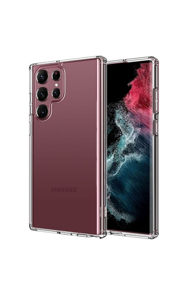 Samsung Galaxy S23 Ultra Uyumlu Kılıf Zore 2mm Anti Shock Silikon