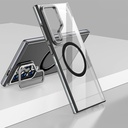 Samsung Galaxy S24 Ultra Uyumlu Kılıf M-safe Şarj Özellikli Wlons Standlı Efsane Kapak