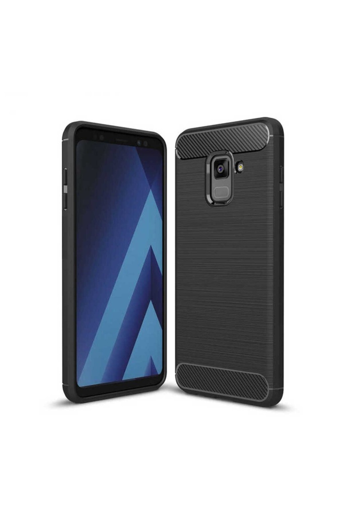 [RNZ-TA10330] Samsung Galaxy A6 2018 Uyumlu Kılıf Zore Room Silikon Kapak (Siyah)