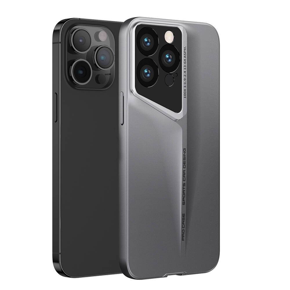 [RNZ-TA104066] Apple iPhone 15 Pro Uyumlu Kılıf Ultra İnce Kamera Korumalı Sert Rubber Zore Procase Kapak