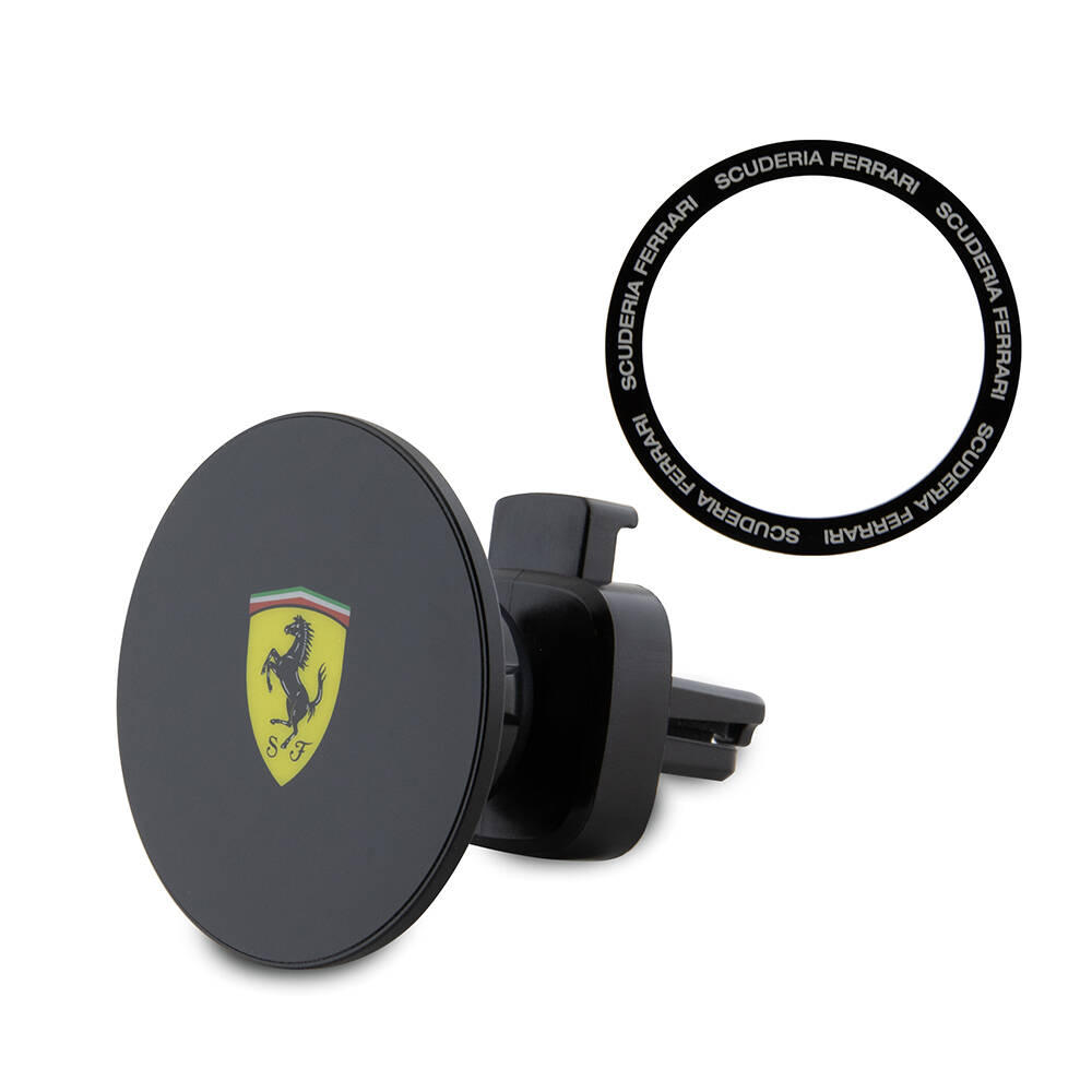 [ZTA100944] Ferrari Orjinal Lisanslı Havalandırma Tasarım Magnetik Shield Araç Telefon Tutucu