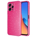 Xiaomi Redmi 12 Uyumlu Kılıf Kamera Korumalı Simli Lüks Zore Koton Kapak