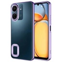 Xiaomi Poco C65 Uyumlu Kılıf Kamera Korumalı Logo Gösteren Zore Omega Kapak