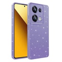 Xiaomi Redmi Note 13 Pro 4G Uyumlu Kılıf Kamera Korumalı Simli Lüks Zore Koton Kapak