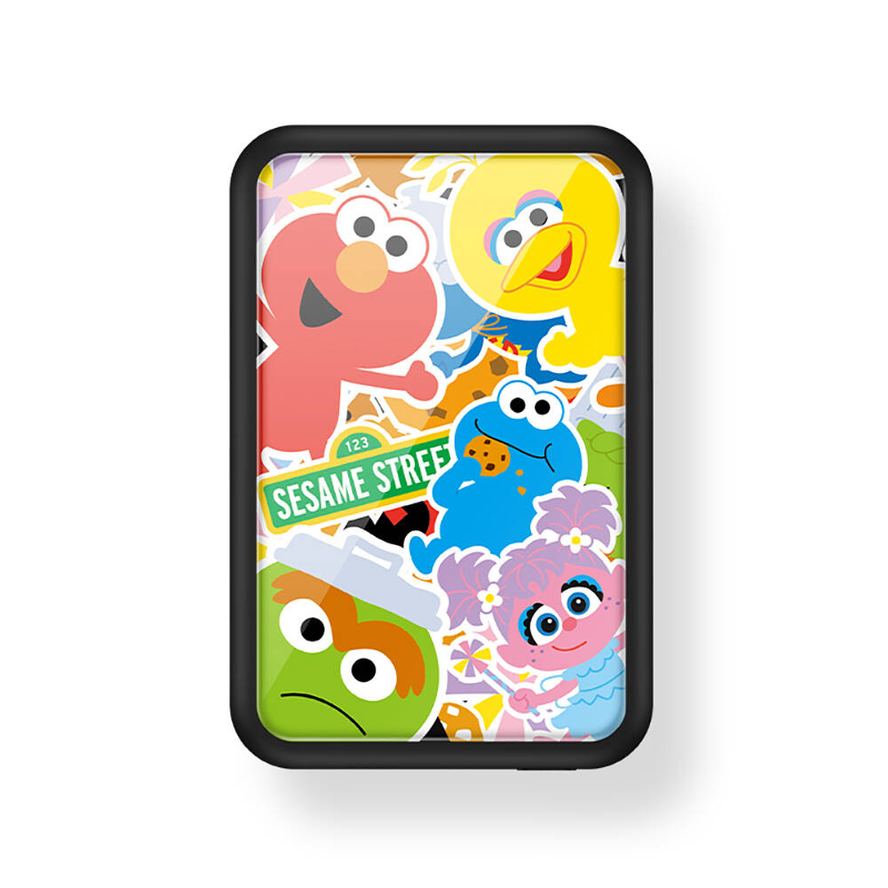 [RNZ-TA104377] Casebang MP12 Battery Pack Sesame Street Serisi Kablosuz Taşınabilir Powerbank 6000mAh