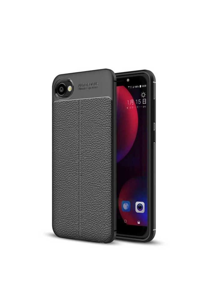 [RNZ-TA10346] HTC Desire 12 Uyumlu Kılıf Zore Niss Silikon Kapak (Siyah)