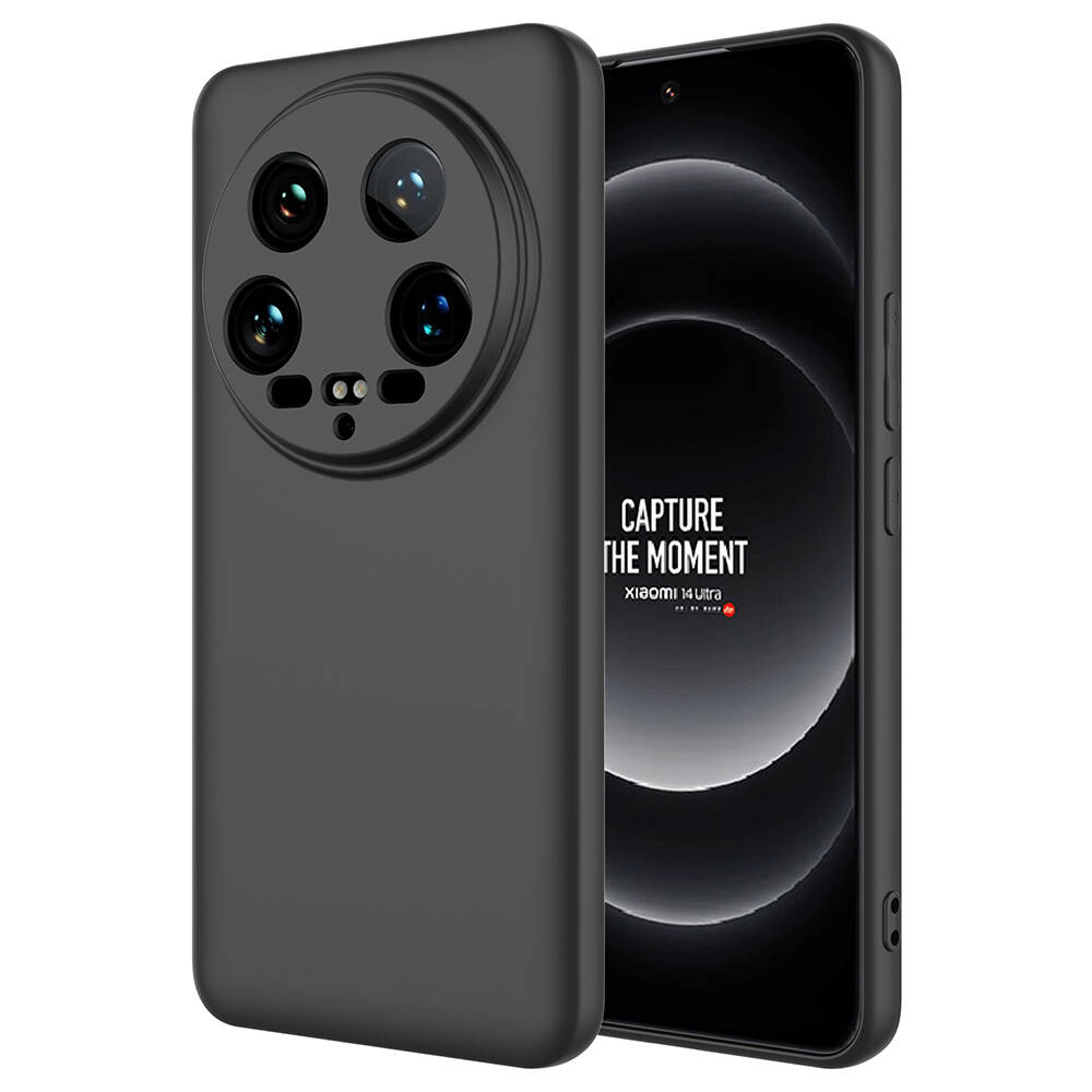 [RNZ-TA104280] Xiaomi Mi 14 Ultra Uyumlu Kılıf Zore Mara Lansman Kapak (Siyah)