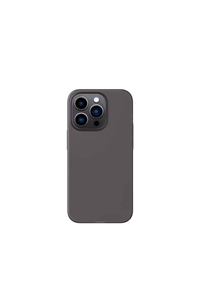 [ZTA104400] Apple iPhone 14 Pro Uyumlu Kılıf Ultra İnce Mat PC Arka Yüzey Recci Elite Serisi Kapak (Gri)