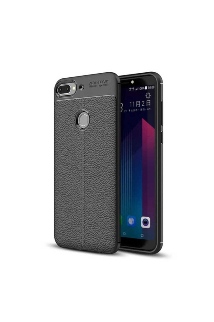 [RNZ-TA10350] HTC Desire 12 Plus Uyumlu Kılıf Zore Niss Silikon Kapak (Siyah)