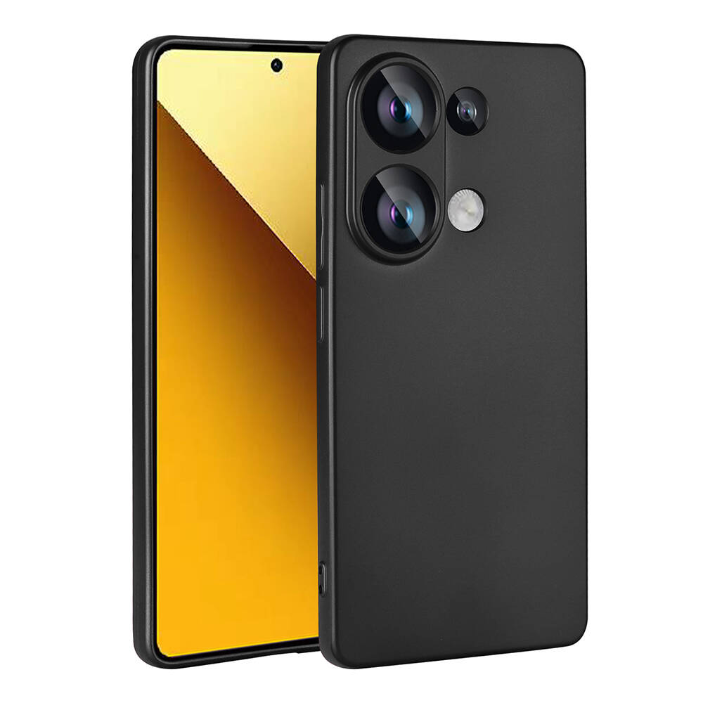 [RNZ-TA104262] Xiaomi Redmi Note 13 Pro 4G Uyumlu Kılıf Zore Premier Silikon Kapak (Siyah)