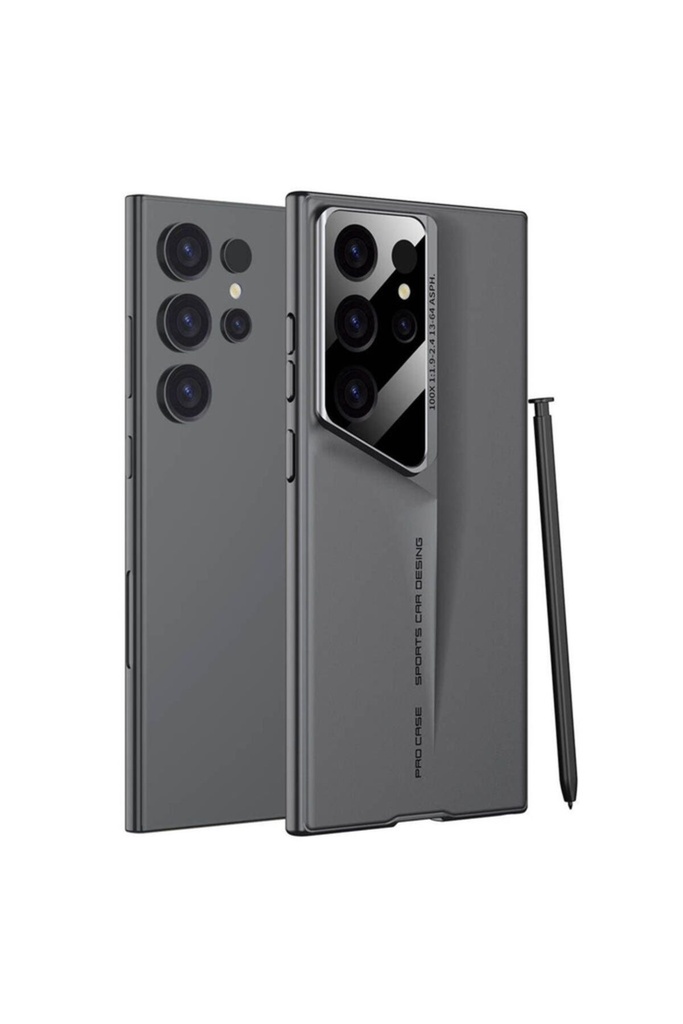 Samsung Galaxy S23 Ultra Uyumlu Kılıf Ultra İnce Kamera Korumalı Sert Rubber Zore Procase Kapak