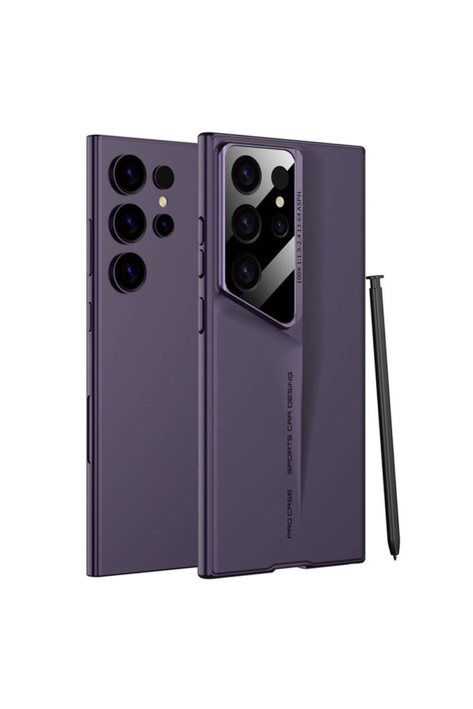Samsung Galaxy S23 Ultra Uyumlu Kılıf Ultra İnce Kamera Korumalı Sert Rubber Zore Procase Kapak