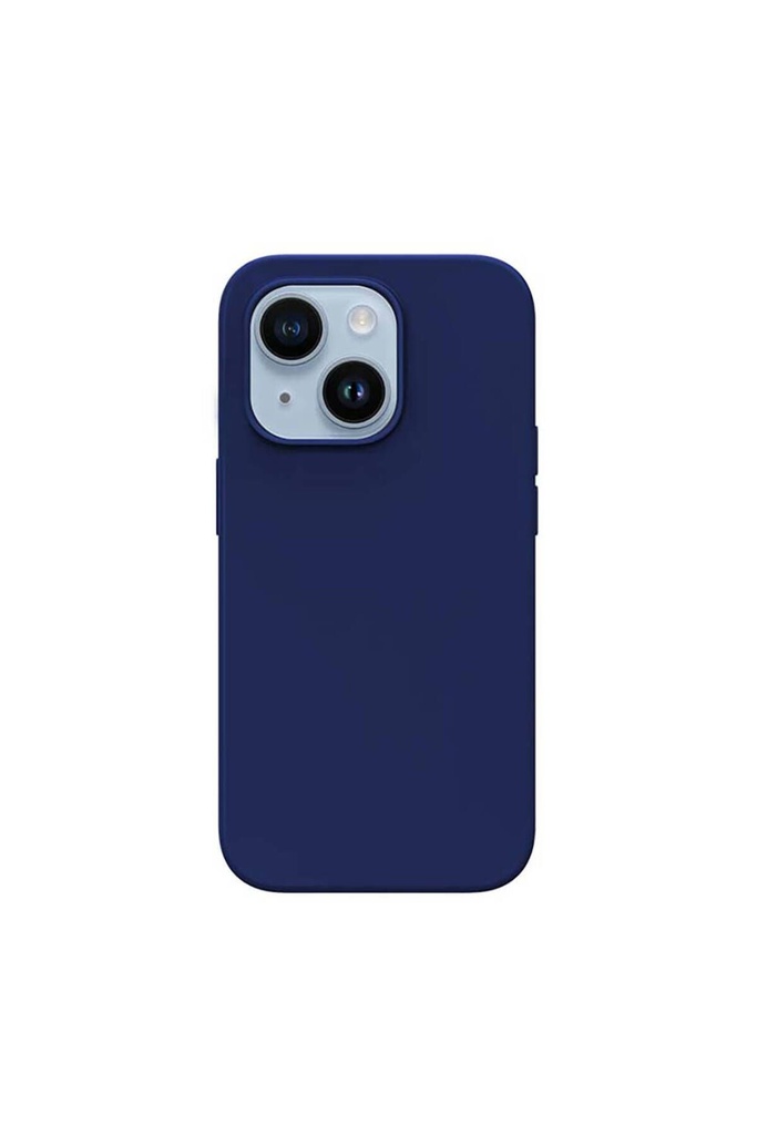Apple iPhone 14 Uyumlu Kılıf M-safe Şarj Özellikli Liquid Silikon Recci Mousse Serisi Kapak