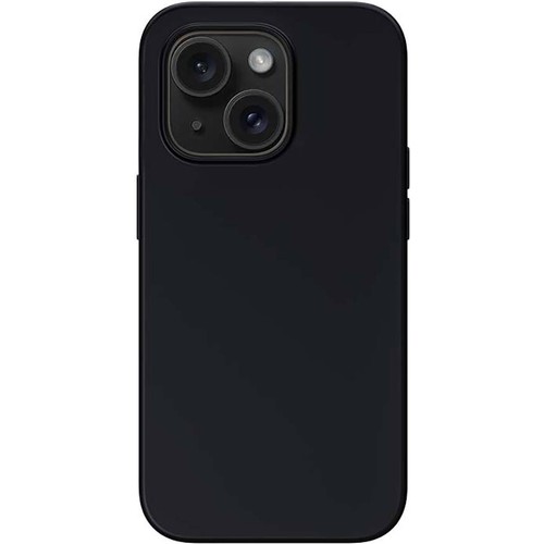 [ZTA104432] Apple iPhone 14 Uyumlu Kılıf M-safe Şarj Özellikli Liquid Silikon Recci Mousse Serisi Kapak (Siyah)
