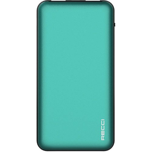 Recci RPB-P05 Greeny Serisi LED Işık Göstergeli Hızlı Şarj Özellikli Taşınabilir Powerbank 22.5W 10000mAh