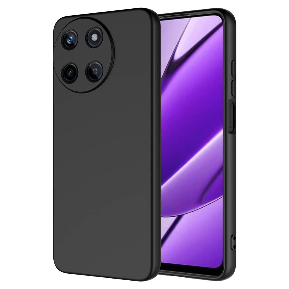[RNZ-TA104110] Realme 11 4G Uyumlu Kılıf Zore Mara Lansman Kapak (Siyah)