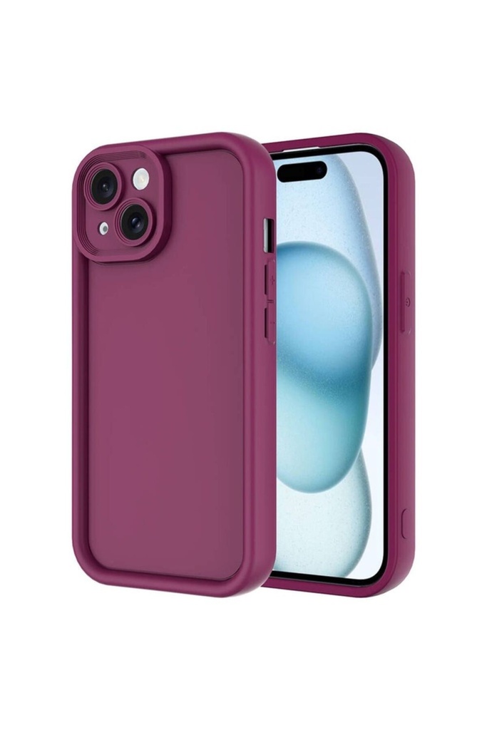 Apple iPhone 13 Uyumlu Kılıf Kamera Korumalı Zore Ananas Kapak