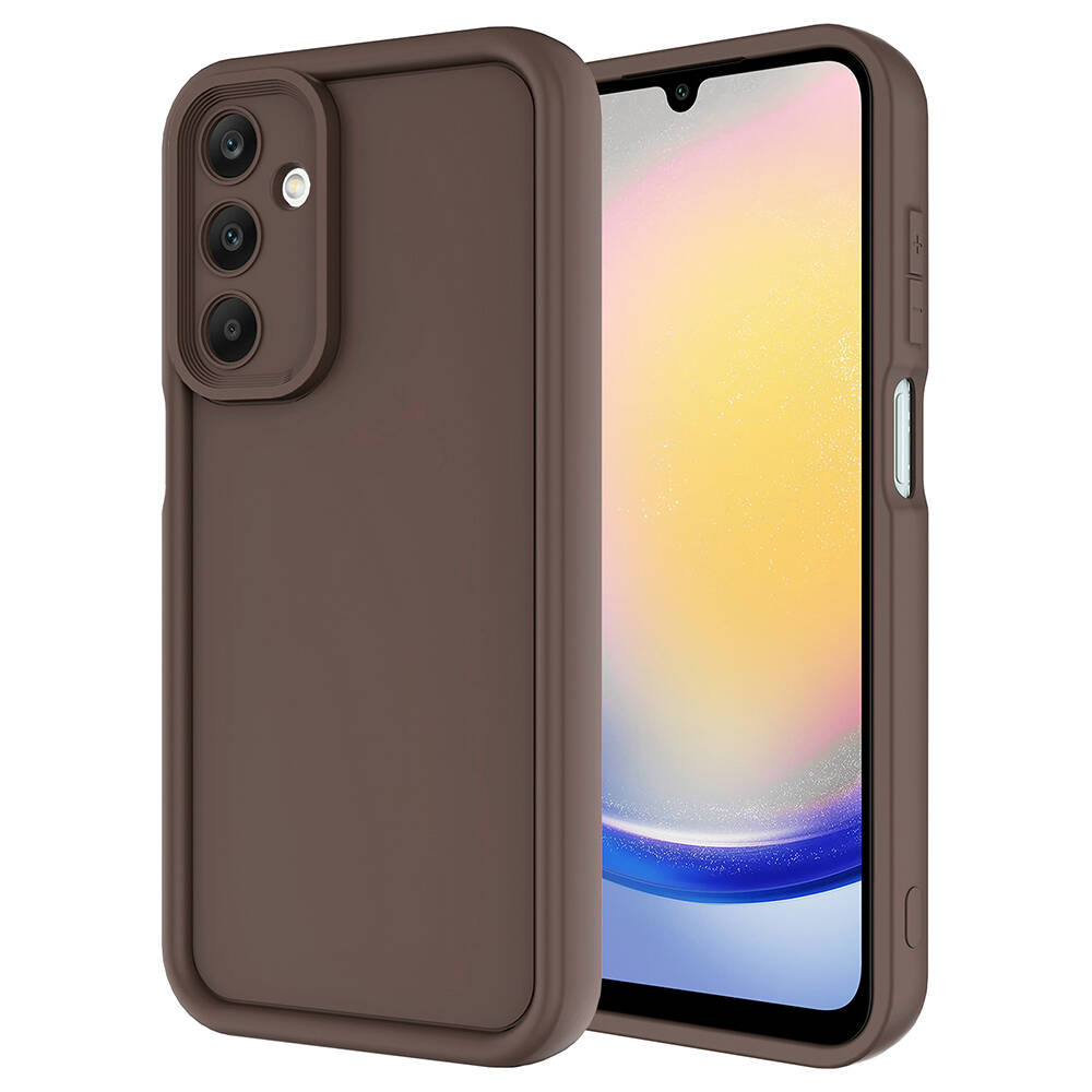 Samsung Galaxy A25 Uyumlu Kılıf Kamera Korumalı Zore Ananas Kapak