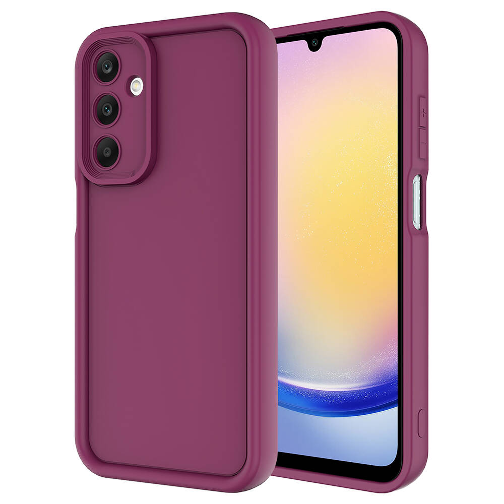 Samsung Galaxy A25 Uyumlu Kılıf Kamera Korumalı Zore Ananas Kapak