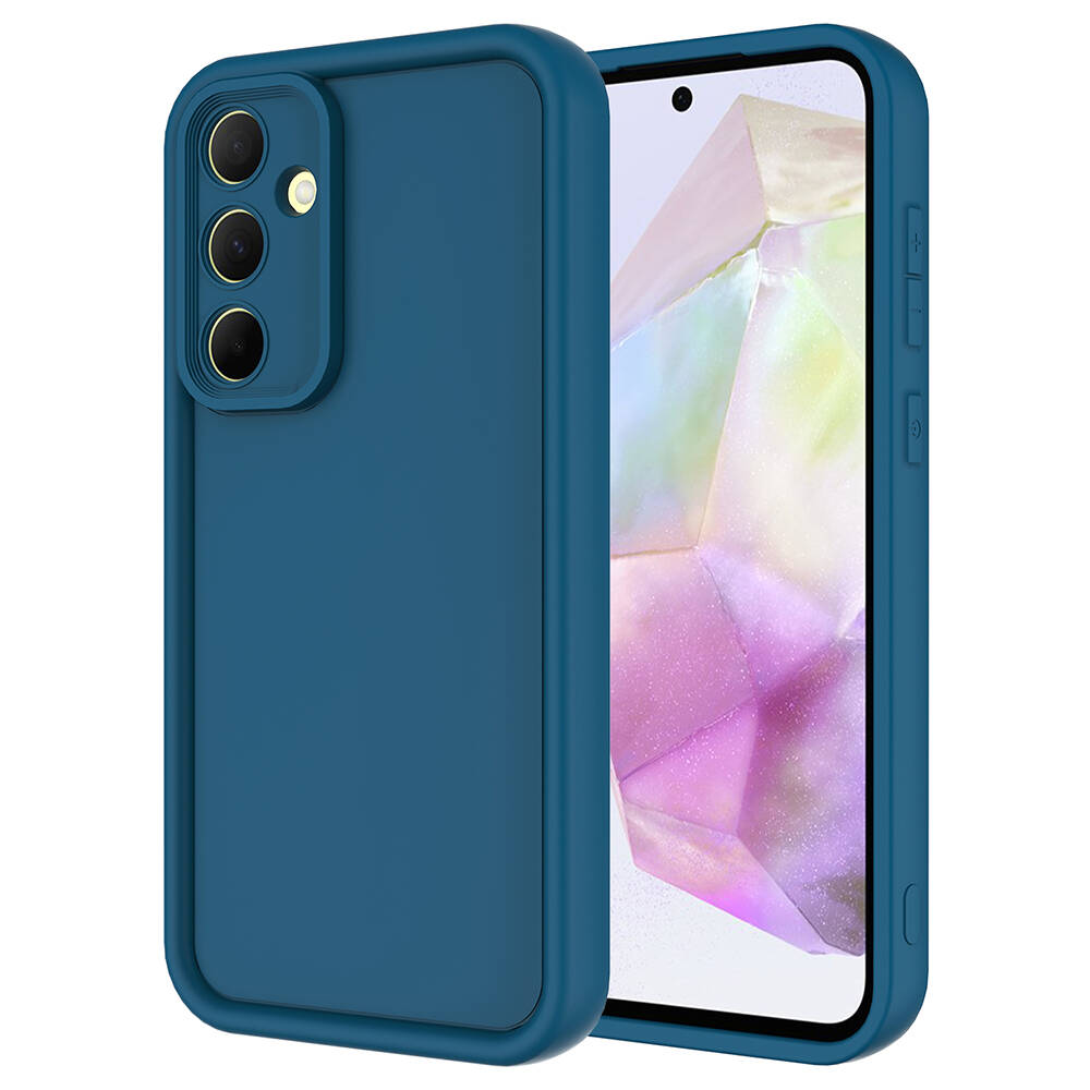 Samsung Galaxy A35 Uyumlu Kılıf Kamera Korumalı Zore Ananas Kapak
