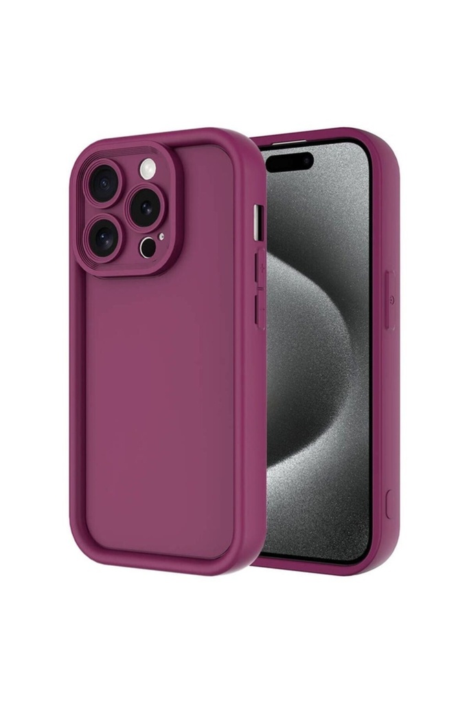 Apple iPhone 15 Pro Max Uyumlu Kılıf Kamera Korumalı Zore Ananas Kapak