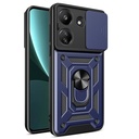 Xiaomi Poco C65 Uyumlu Kılıf Magnetik Standlı Kamera Korumalı Zore Sürgülü Vega Kapak
