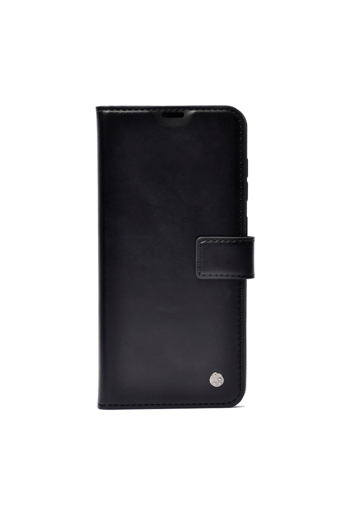 [RNZ-TA97894] Xiaomi Redmi 13C Uyumlu Kılıf Zore Kar Deluxe Kapaklı Kılıf (Siyah)