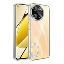 Realme 11 4G Uyumlu Kılıf Kamera Korumalı Logo Gösteren Zore Omega Kapak