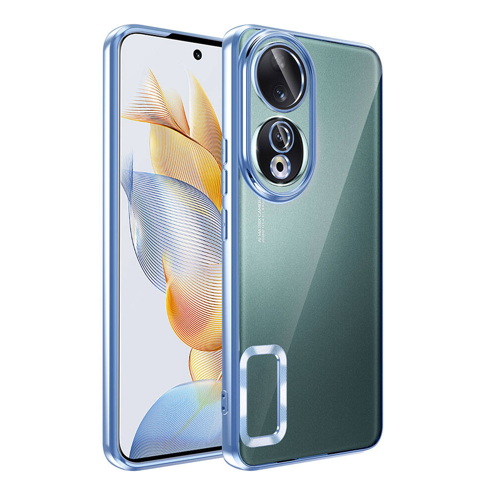 Honor 90 Uyumlu Kılıf Kamera Korumalı Logo Gösteren Zore Omega Kapak