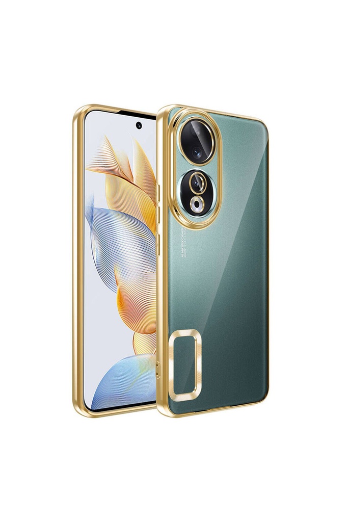 Honor 90 Uyumlu Kılıf Kamera Korumalı Logo Gösteren Zore Omega Kapak