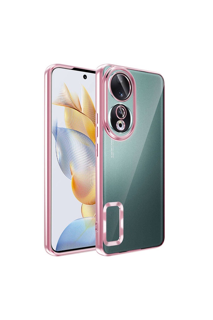 Honor 90 Uyumlu Kılıf Kamera Korumalı Logo Gösteren Zore Omega Kapak