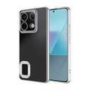 Xiaomi Redmi Note 13 Pro 4G Uyumlu Kılıf Kamera Korumalı Logo Gösteren Zore Omega Kapak