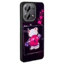 Xiaomi Poco M6 Pro 4G Uyumlu Kılıf Parlayan Kabartmalı İkonik Figürlü Zore Amas Silikon Kapak