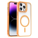 Apple iPhone 14 Pro Max Uyumlu Kılıf M-safe Şarj Özellikli Standlı Zore M-safe Klon Lensli Kapak