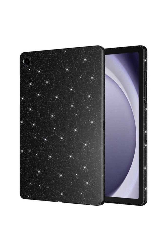 Samsung Galaxy Tab S9 FE Uyumlu Simli Parlak Görünümlü Zore Tablet Koton Kılıf