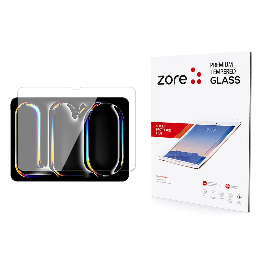 [RNZ-T32233] Apple iPad Pro 11 2024 Uyumlu Zore Temperli Cam Ekran Koruyucu