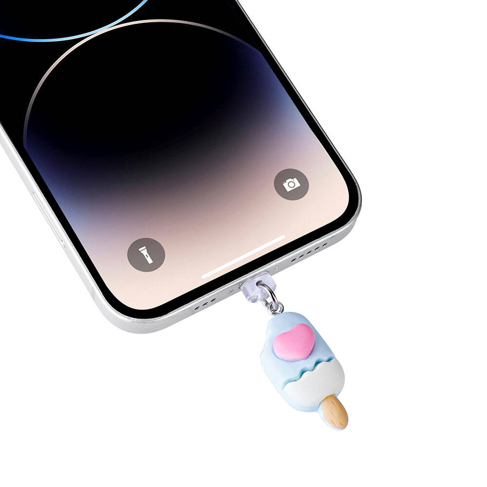 [RNZ-T32254] Zore Lightning Uyumlu Silikon Şarj Portu Tıpası 3'lü Set