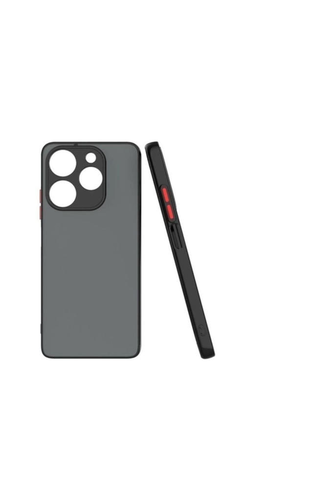 [RNZ-TA96345] Tecno Spark 10 Pro Uyumlu Kılıf Zore Hux Kapak (Siyah)