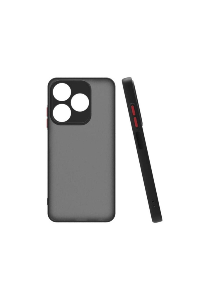 [RNZ-TA96341] Tecno Spark 10C Uyumlu Kılıf Zore Hux Kapak (Siyah)