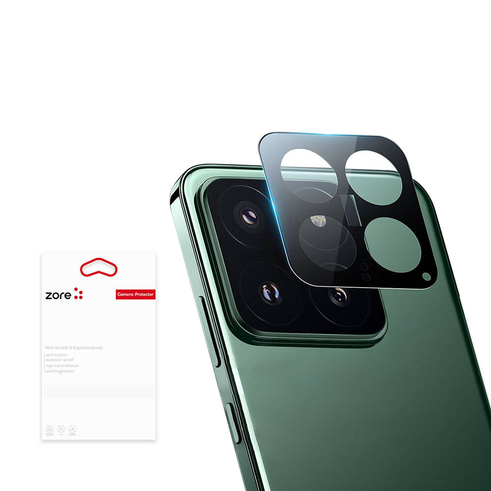 [RNZ-TA104453] Xiaomi Mi 14 Uyumlu Zore 3D Kamera Camı