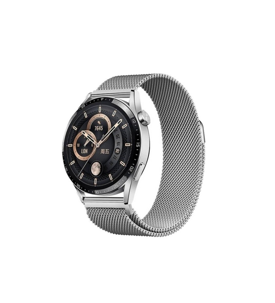 Xiaomi Amazfit Pace Uyumlu Zore Band-12 22mm Metal Hasır Kordon