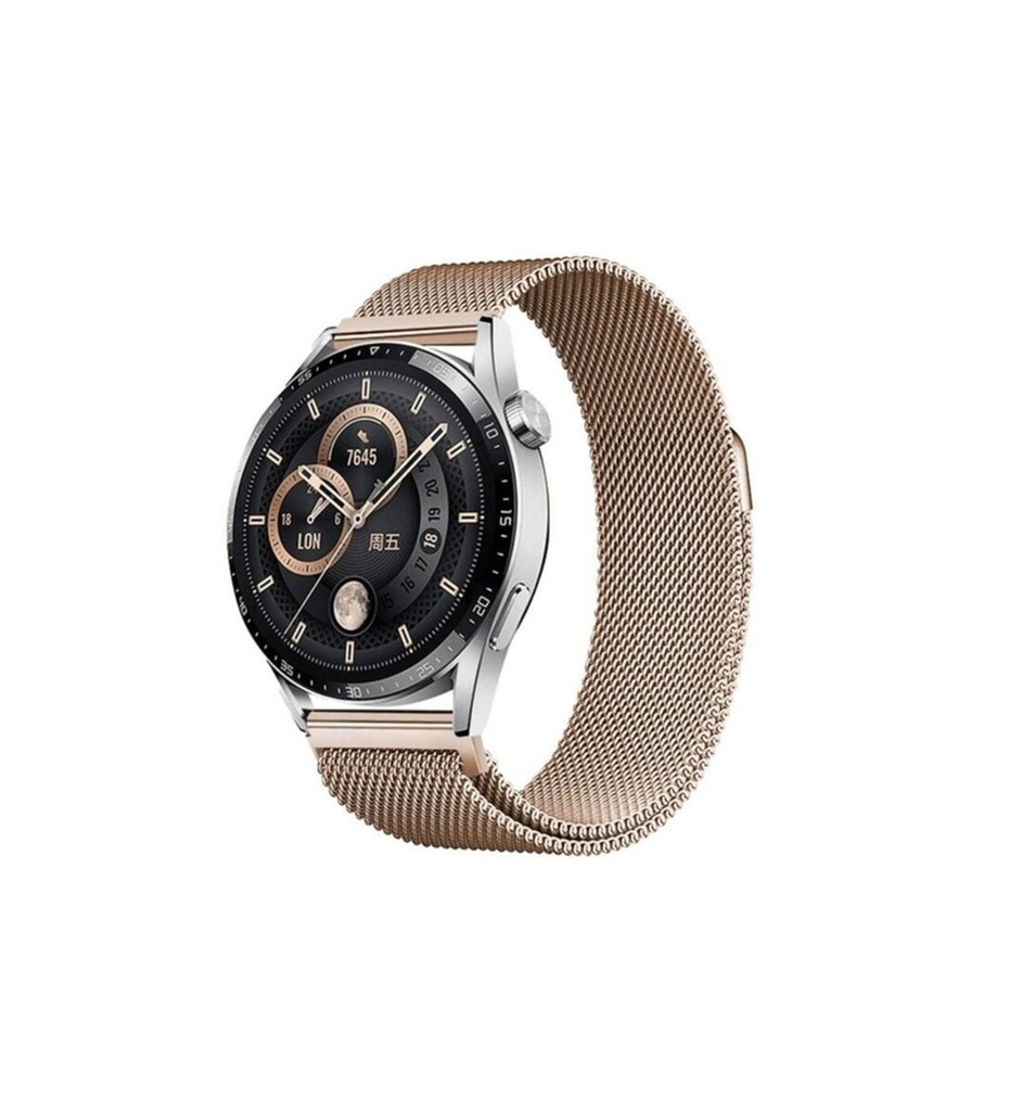 Xiaomi  Amazfit Pace Uyumlu Zore Band-12 22mm Metal Hasır Kordon