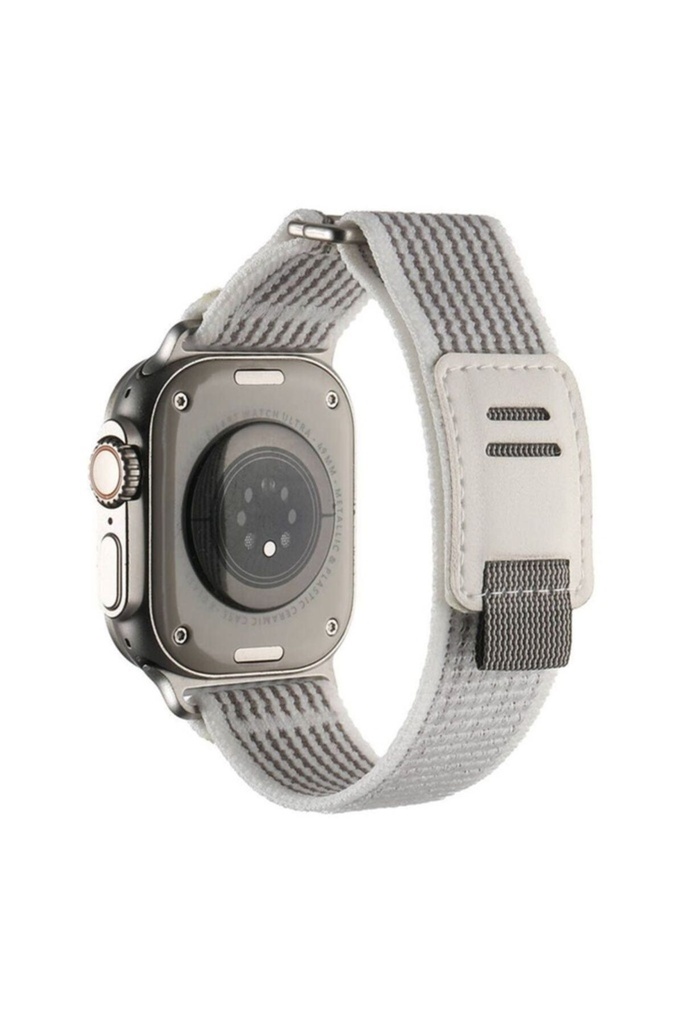 Apple Watch Ultra 49mm Uyumlu Hasır Kordon Zore KRD-106 Strap Kayış