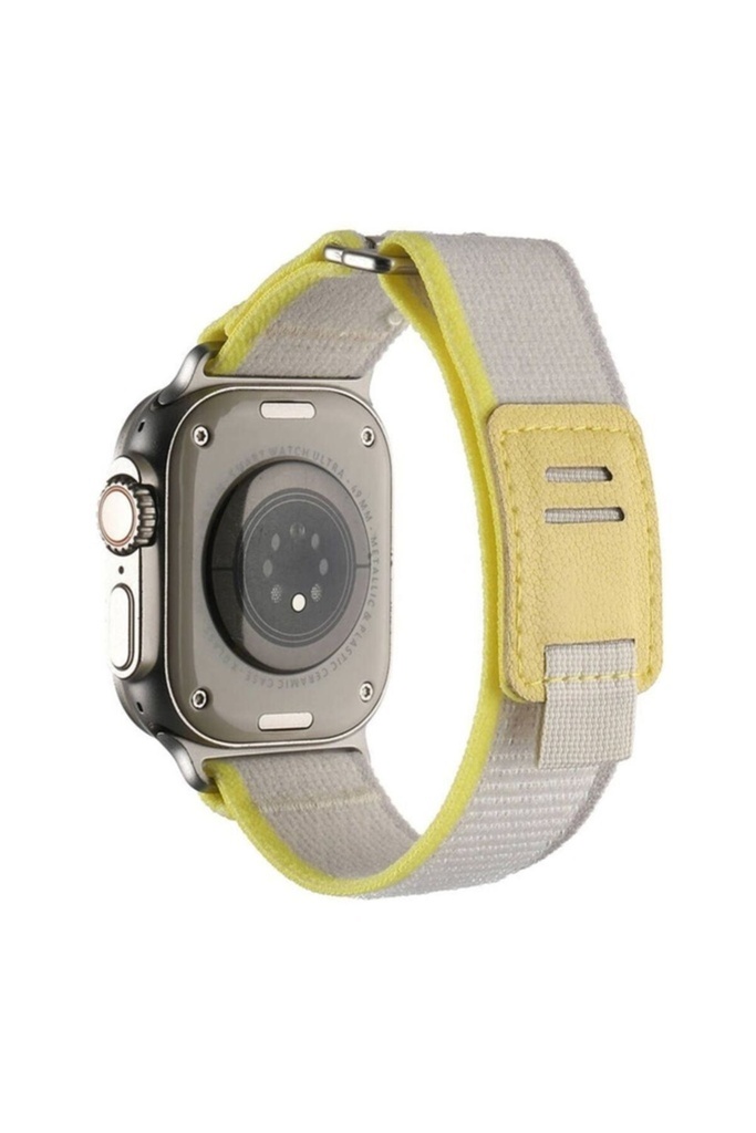 Apple Watch Ultra 49mm Uyumlu Hasır Kordon Zore KRD-106 Strap Kayış