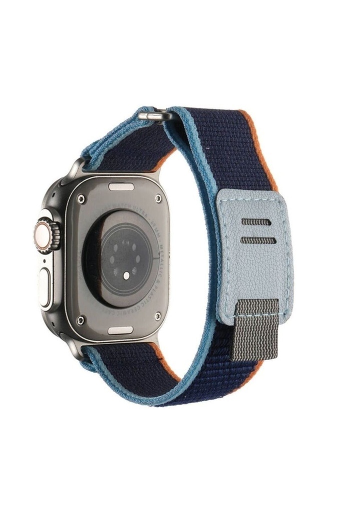 Apple Watch Ultra 49mm Uyumlu Hasır Kordon Zore KRD-106 Strap Kayış