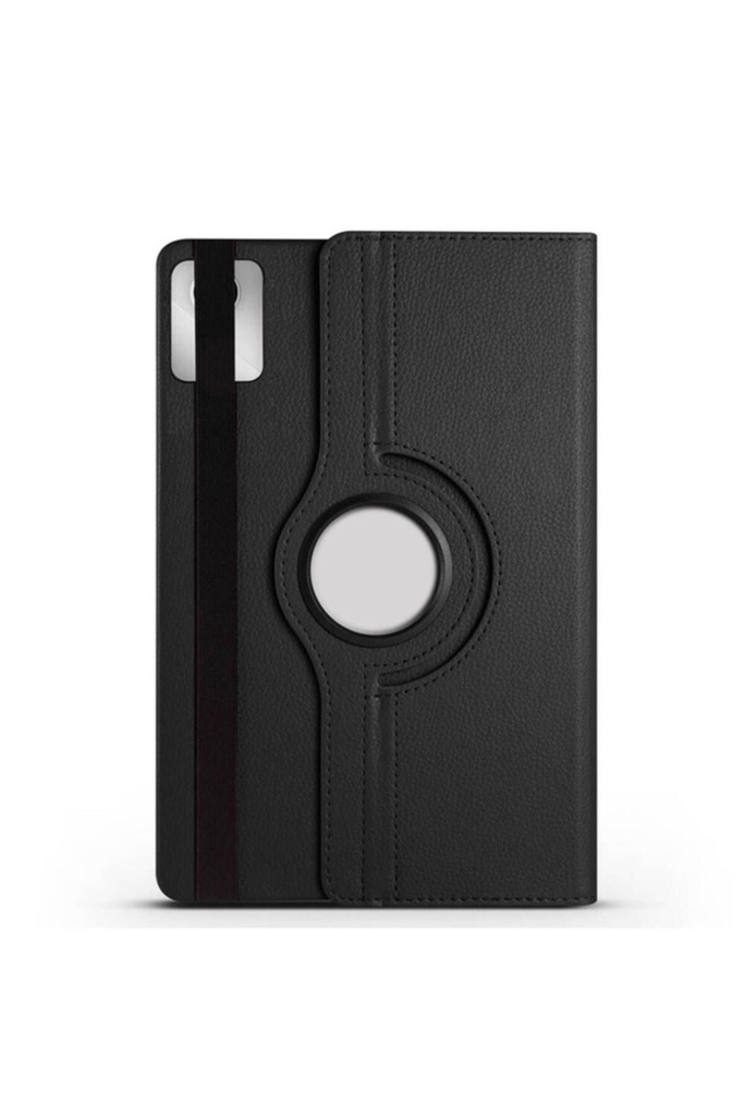 [RNZ-TA104795] Lenovo M11 TB-330FU Uyumlu Zore Dönebilen Standlı Kılıf (Siyah)