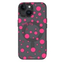 Apple iPhone 14 Uyumlu Kılıf M-safe Şarj Özellikli Polka Dot Desenli Youngkit Spots Serisi Kapak