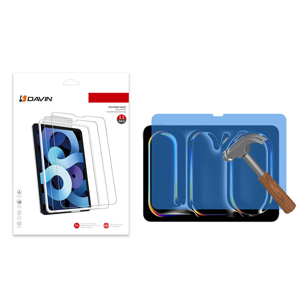[RNZ-TA105907] Apple iPad Pro 11 2024 Uyumlu Davin Tablet Nano Ekran Koruyucu