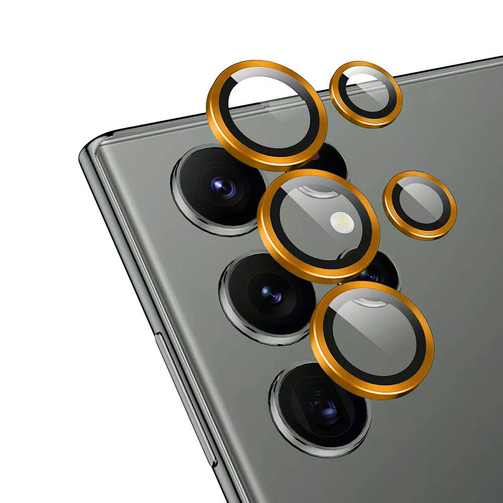 [RNZ-TA105925] Samsung Galaxy S23 Ultra Uyumlu Zore CL-12 Premium Safir Parmak İzi Bırakmayan Anti-Reflective Kamera Lens Koruyucu